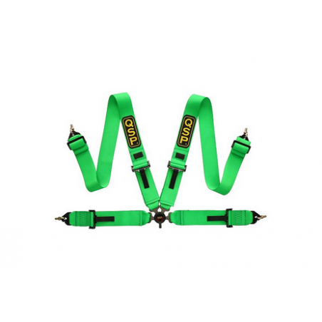Ceinture de sécurité QSP 4-P 3/3 - NON FIA - Vert