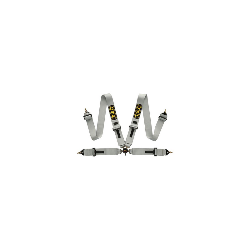 Ceinture de sécurité QSP 4-P 3/3 - NON FIA - Gris