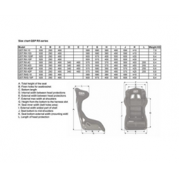 Siège baquet QSP Racing RX-10 - FIA 8855-1999 - Noir (2030) Siège baquet QSP Racing RX-10 - FIA 8855-1999 - Noir (2030)