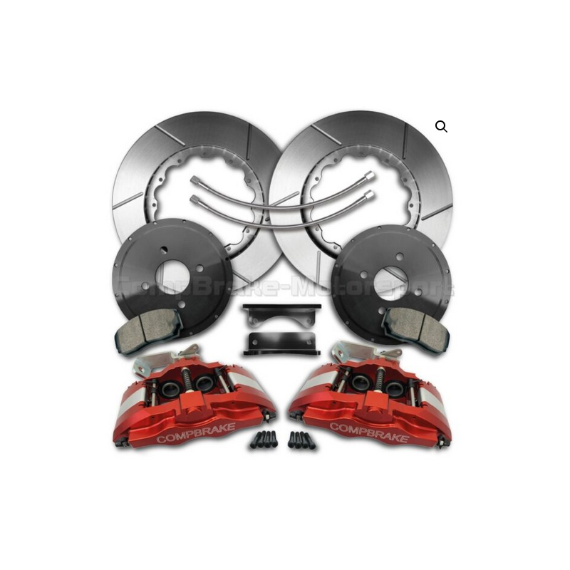 Kit de freins arrière PR14 pour Ford Mustang GT 550 – 19 pouces – Étrier à 4 pistons avec câble de fixation pour frein à main