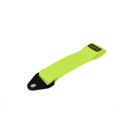 Sangle de remorquage FIA robuste QSP 2 -JAUNE FLUO