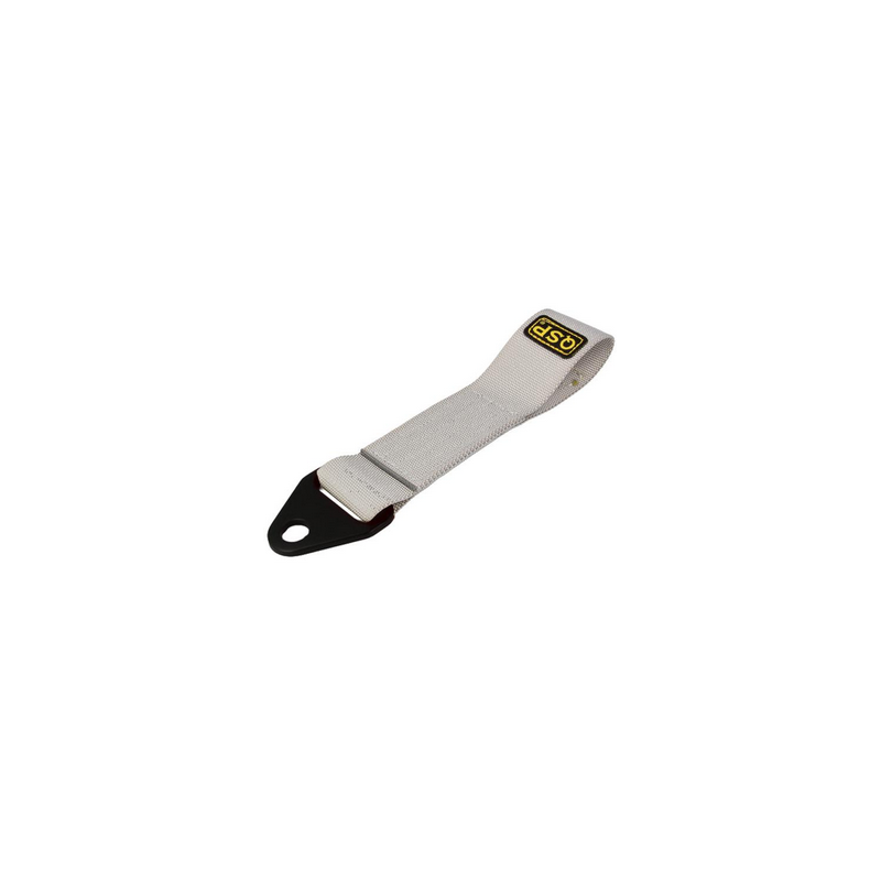 Sangle de remorquage FIA robuste QSP 2 -GRIS