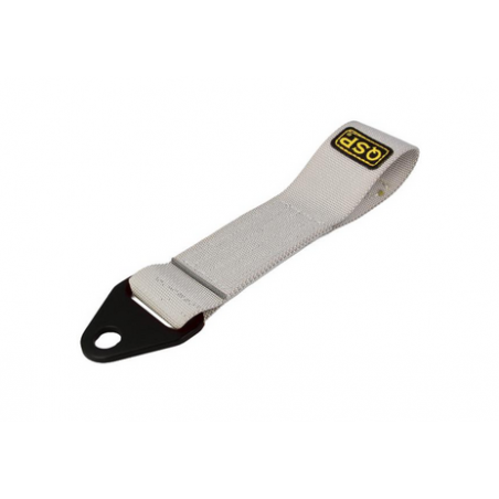 Sangle de remorquage FIA robuste QSP 2 -GRIS