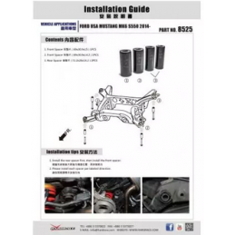 Kit d'alignement arrière Ford Mustang 2.3