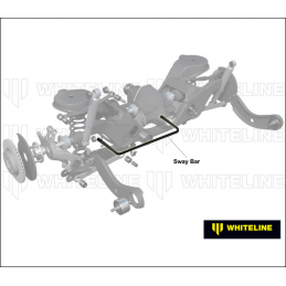 Barre antiroulis arriere reglable Whiteline pour Ford Focus 2 ST 225