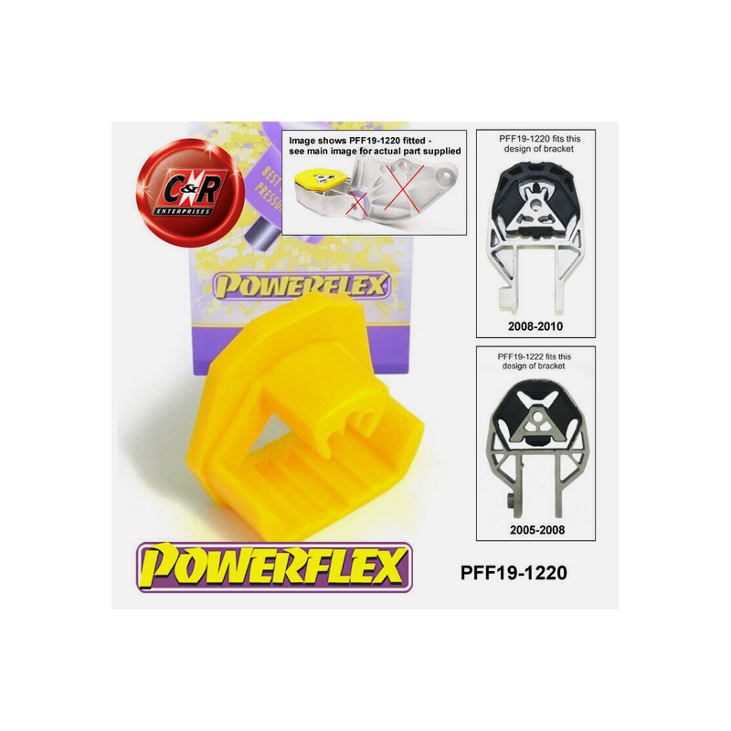 Silentblocs Powerflex réf 20 Ford Focus ST MK2 phase 1 (05-07)