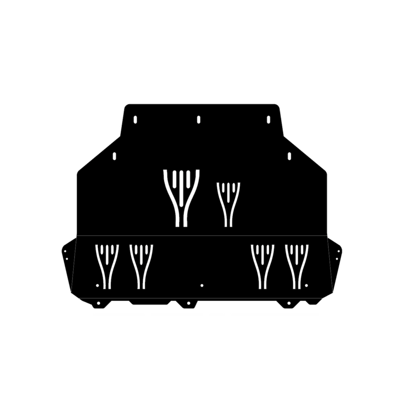 Plaque de protection Nutron en aluminium de 3 mm pour Ford Focus RS mk3 Plaque de protection Nutron en aluminium de 3 mm pour Ford Focus RS mk3