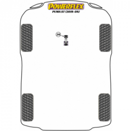 Silentblocs Powerflex réf 26 Ford PUMA ST MK2