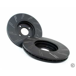Paire de disques de frein avant rainurés 09D Fiesta ST Mk7/Mk8/8.5
