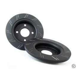 Paire de disques de frein arrière rainurés 09D Fiesta ST Mk8/8.5
