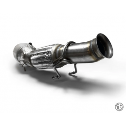 Tuyau de descente 76 mm 09D  avec catalyseur ECE haut débit 200 cellules Focus RS Mk3