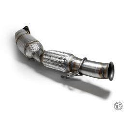 Tuyau de descente 76 mm 09D  avec catalyseur ECE haut débit 200 cellules Focus RS Mk3 Tuyau de descente 76 mm 09D  avec catalyseur ECE haut débit 200 cellules Focus RS Mk3