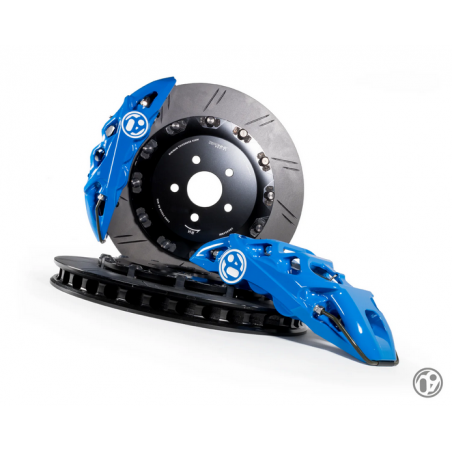 09D Front Brake Kit 6 Pot 380x34mm (Nitrous Blue) Focus RS Mk3