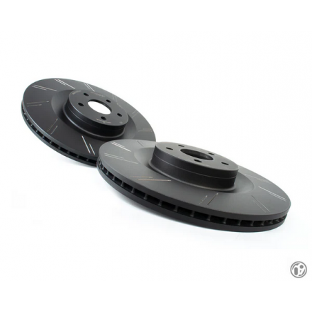 Paire de disques de frein avant rainurés 09D Focus RS Mk3