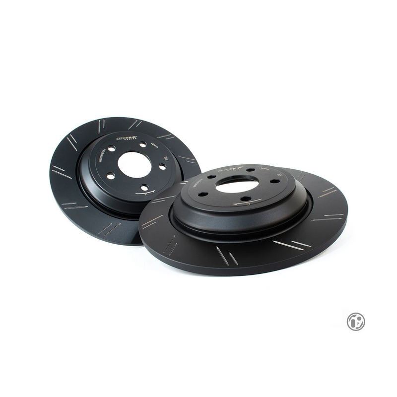 Paire de disques de frein arrière rainurés 09D Focus RS Mk3 - ST Mk4/4.5