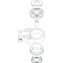 Silentbloc support moteur inférieur réf 20 Powerflex Ford Focus Mk3 ST (2011-)